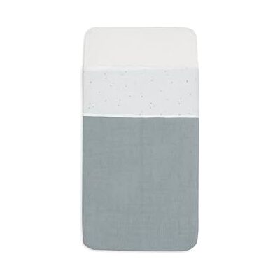 Jollein sänglakan vagga – twinkling, Sea Green – 75 x 100 cm – för babyvagga – 100% bomull – Oeko-TEX certifierad Jollein sänglakan vagga – twinkling, Sea Green – 75 x 100 cm – för babyvagga – 100% bomull – Oeko-TEX certifierad