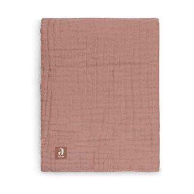 Jollein 523-511-66042 babyfilt bomull rosenträ rosa (75 x 100 cm) Jollein 523-511-66042 babyfilt bomull rosenträ rosa (75 x 100 cm)