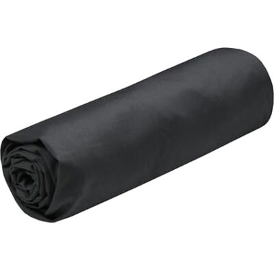 Stof Påslakan storlek 160 x 200 cm stor mössa 30 cm kvalitet bomullspercale 100% bomull certifierad antracit färg modell Elysée sängkläder för hem mjuk bekväm Stof Påslakan storlek 160 x 200 cm stor mössa 30 cm kvalitet bomullspercale 100% bomull certifierad antracit färg modell Elysée sängkläder för hem mjuk bekväm