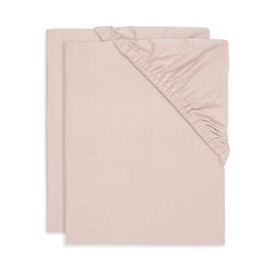 Jollein spännlakan jersey – för vägar – vild ros – 2-pack – 40/50 x 80/90 cm – 100% bomull – dra-på-lakan – gammalrosa Jollein spännlakan jersey – för vägar – vild ros – 2-pack – 40/50 x 80/90 cm – 100% bomull – dra-på-lakan – gammalrosa