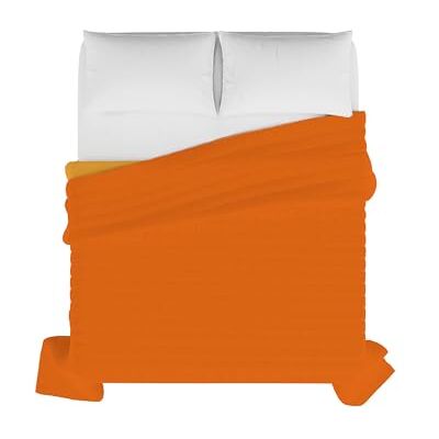 Italian Bed Linen Italienska sängkläder elegant sommartäcke orange/gul, dubbel Italian Bed Linen Italienska sängkläder elegant sommartäcke orange/gul, dubbel