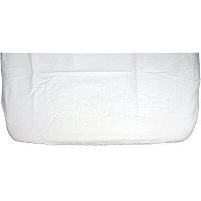 TI-TIN 2-pack dra-på-lakan i 100% bomull, formsydda lakan, vita, 35 x 75 cm – för liggdel eller vagga, andningsbara och mjuka – lättskötta och lämpliga för torktumlare TI-TIN 2-pack dra-på-lakan i 100% bomull, formsydda lakan, vita, 35 x 75 cm – för liggdel eller vagga, andningsbara och mjuka – lättskötta och lämpliga för torktumlare
