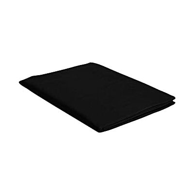 Italian Bed Linen Italienska sängkläder maxfärg enfärgad dekorativ duk, 100% bomull, svart, dubbel Italian Bed Linen Italienska sängkläder maxfärg enfärgad dekorativ duk, 100% bomull, svart, dubbel