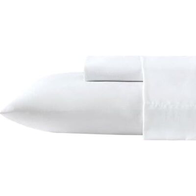 Nautica Queen lakan-set, djup ficka dra-på-lakan och örngott, vardaglig heminredning (solid vit, drottning) Nautica Queen lakan-set, djup ficka dra-på-lakan och örngott, vardaglig heminredning (solid vit, drottning)