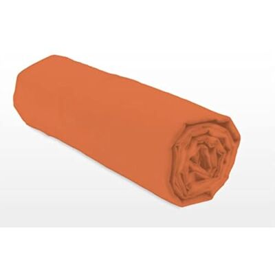 HOME LINGE PASSION LE CLOS DES SONGES, påslakan orange mandarin 140 x 190 + 30 cm 100% bomullspercale (Oeko-TEX-märkning) HOME LINGE PASSION LE CLOS DES SONGES, påslakan orange mandarin 140 x 190 + 30 cm 100% bomullspercale (Oeko-TEX-märkning)