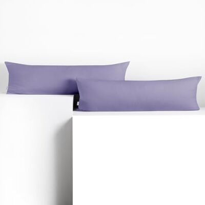 DecoKing 2 örngott 20 x 145 cm jersey 100% kammad bomull dragkedja lavendel bärnsten DecoKing 2 örngott 20 x 145 cm jersey 100% kammad bomull dragkedja lavendel bärnsten