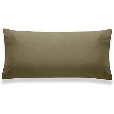 Sancarlos – Kombifärgat kuddfodral, olivgrön, 100% bomull Percale, 90% sängkudde (45 x 110) Sancarlos – Kombifärgat kuddfodral, olivgrön, 100% bomull Percale, 90% sängkudde (45 x 110)