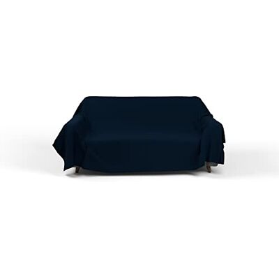 Italian Bed Linen MAX COLOR Solid Color Cover Overall, Mörkblå, 270 x 300 cm Italian Bed Linen MAX COLOR Solid Color Cover Overall, Mörkblå, 270 x 300 cm