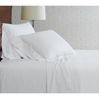 CANNON – Solid Percale 4 delar king lakan och örngott set – vit CANNON – Solid Percale 4 delar king lakan och örngott set – vit