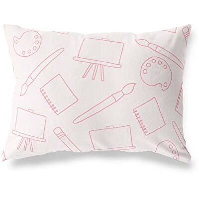 Bonamaison dekorativt kuddöverdrag, slumpmässigt mönster prydnadskuddöverdrag, heminredning örngott för vardagsrum, soffa, sovrum, storlek: 45 x 60 cm – designad och tillverkad i Turkiet Bonamaison dekorativt kuddöverdrag, slumpmässigt mönster prydnadskuddöverdrag, heminredning örngott för vardagsrum, soffa, sovrum, storlek: 45 x 60 cm – designad och tillverkad i Turkiet