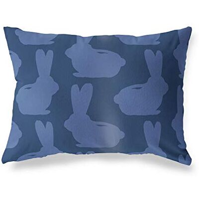 Bonamaison dekorativt kuddöverdrag, blå prydnadskuddöverdrag, heminredning örngott för vardagsrum, soffa, sovrum, storlek: 45 x 60 cm – designad och tillverkad i Turkiet Bonamaison dekorativt kuddöverdrag, blå prydnadskuddöverdrag, heminredning örngott för vardagsrum, soffa, sovrum, storlek: 45 x 60 cm – designad och tillverkad i Turkiet