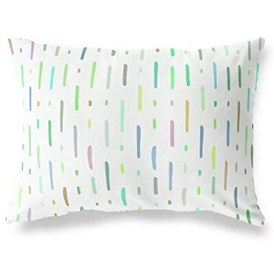 Bonamaison dekorativt kuddöverdrag, slumpmässigt mönster prydnadskuddöverdrag, heminredning örngott för vardagsrum, soffa, sovrum, storlek: 45 x 60 cm – designad och tillverkad i Turkiet Bonamaison dekorativt kuddöverdrag, slumpmässigt mönster prydnadskuddöverdrag, heminredning örngott för vardagsrum, soffa, sovrum, storlek: 45 x 60 cm – designad och tillverkad i Turkiet