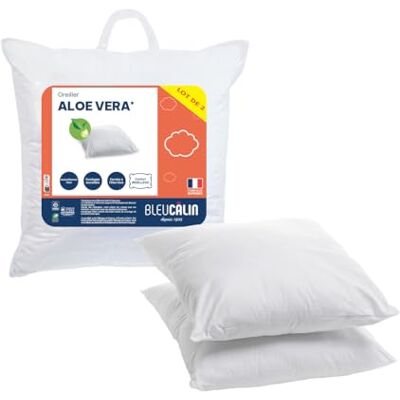 Bleu Calin Bleu Câlin Oavh50060L2Svid Lot de 2 Oreillers mikrofiber polyester blanc 60 x 60 cm Bleu Calin Bleu Câlin Oavh50060L2Svid Lot de 2 Oreillers mikrofiber polyester blanc 60 x 60 cm
