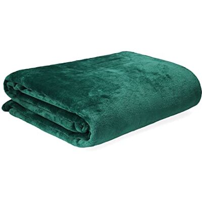 HOMLA Rote varm filt värmare för varje säsong fluffigt sofföverdrag, säng tillverkad av polyester, tvättbar i maskin grön, 150 x 200 cm, 260 g HOMLA Rote varm filt värmare för varje säsong fluffigt sofföverdrag, säng tillverkad av polyester, tvättbar i maskin grön, 150 x 200 cm, 260 g
