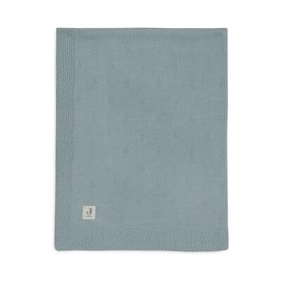 Jollein Babyfilt Cosy Knit, Sea Green – 75 x 100 cm – 60% bomull, 40% akryl – för babyvagga – 1,0 TOG – OEKO-TEX certifierad – stickmönster Jollein Babyfilt Cosy Knit, Sea Green – 75 x 100 cm – 60% bomull, 40% akryl – för babyvagga – 1,0 TOG – OEKO-TEX certifierad – stickmönster
