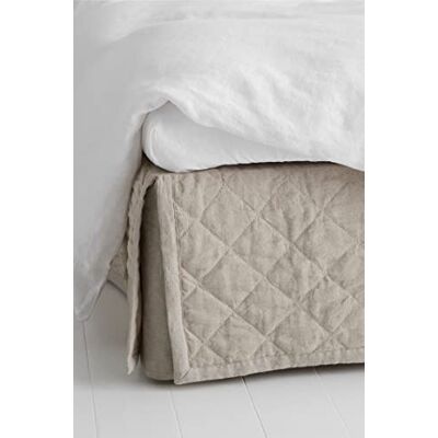Ellos Home , Sängkappa Candice, Tvättat lin, Färg: Beige, Höjd: 30 cm, 160x200 cm Ellos Home , Sängkappa Candice, Tvättat lin, Färg: Beige, Höjd: 30 cm, 160x200 cm