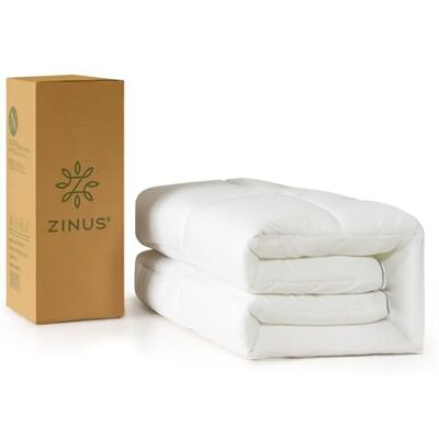 Zinus Mattress Topper, polyester, vit, 200 x 140 cm Zinus Mattress Topper, polyester, vit, 200 x 140 cm