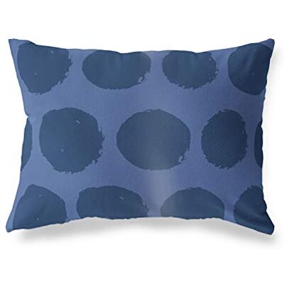Bonamaison dekorativt kuddöverdrag, blå prydnadskuddöverdrag, heminredning örngott för vardagsrum, soffa, sovrum, storlek: 45 x 60 cm – designad och tillverkad i Turkiet Bonamaison dekorativt kuddöverdrag, blå prydnadskuddöverdrag, heminredning örngott för vardagsrum, soffa, sovrum, storlek: 45 x 60 cm – designad och tillverkad i Turkiet