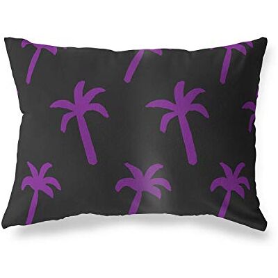 Bonamaison dekorativt kuddöverdrag, lila svart prydnadskuddöverdrag, heminredning örngott för vardagsrum, soffa, sovrum, storlek: 45 x 60 cm Designad och tillverkad i Turkiet Bonamaison dekorativt kuddöverdrag, lila svart prydnadskuddöverdrag, heminredning örngott för vardagsrum, soffa, sovrum, storlek: 45 x 60 cm Designad och tillverkad i Turkiet