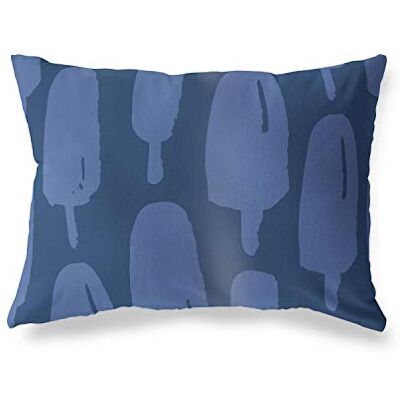 Bonamaison dekorativt kuddöverdrag, blå prydnadskuddöverdrag, heminredning örngott för vardagsrum, soffa, sovrum, storlek: 45 x 60 cm – designad och tillverkad i Turkiet Bonamaison dekorativt kuddöverdrag, blå prydnadskuddöverdrag, heminredning örngott för vardagsrum, soffa, sovrum, storlek: 45 x 60 cm – designad och tillverkad i Turkiet