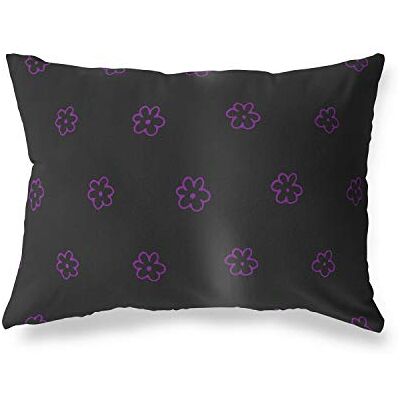 Bonamaison dekorativt kuddöverdrag, lila svart prydnadskuddöverdrag, heminredning örngott för vardagsrum, soffa, sovrum, storlek: 45 x 60 cm Designad och tillverkad i Turkiet Bonamaison dekorativt kuddöverdrag, lila svart prydnadskuddöverdrag, heminredning örngott för vardagsrum, soffa, sovrum, storlek: 45 x 60 cm Designad och tillverkad i Turkiet