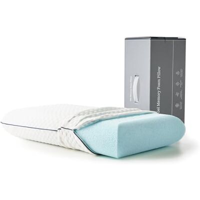 WEEKENDER LUCID Memory Foam-kudde – kylande gelinfusion – andningsbar ventilerad design – sängkudde WEEKENDER LUCID Memory Foam-kudde – kylande gelinfusion – andningsbar ventilerad design – sängkudde