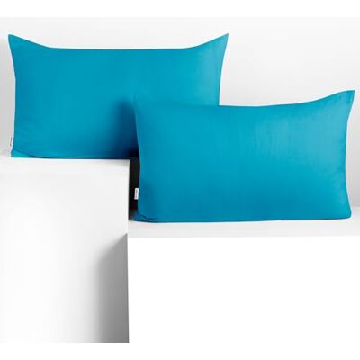DecoKing 2 örngott 50 x 60 cm, jersey, bomull, dragkedja, cyan bärnsten DecoKing 2 örngott 50 x 60 cm, jersey, bomull, dragkedja, cyan bärnsten