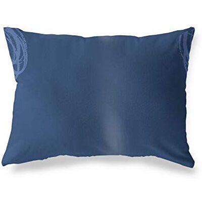 Bonamaison dekorativt kuddöverdrag blå, överdrag till prydnadskudde, heminredning örngott för vardagsrum, soffa, sovrum, storlek: 35 x 50 cm – designad och tillverkad i Turkiet Bonamaison dekorativt kuddöverdrag blå, överdrag till prydnadskudde, heminredning örngott för vardagsrum, soffa, sovrum, storlek: 35 x 50 cm – designad och tillverkad i Turkiet
