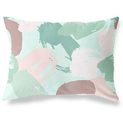 Bonamaison dekorativt kuddöverdrag, slumpmässigt mönster prydnadskuddöverdrag, heminredning örngott för vardagsrum, soffa, sovrum, storlek: 45 x 60 cm – designad och tillverkad i Turkiet Bonamaison dekorativt kuddöverdrag, slumpmässigt mönster prydnadskuddöverdrag, heminredning örngott för vardagsrum, soffa, sovrum, storlek: 45 x 60 cm – designad och tillverkad i Turkiet