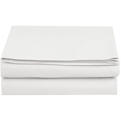 Elegant Comfort Elegant komfort premium hotellkvalitet 1-delat lakan, lyxig och mjukaste 1500 premium hotellkvalitet mikrofiber sängkläder platt lakan, skrynkelfri, fläckbeständig, king, vit Elegant Comfort Elegant komfort premium hotellkvalitet 1-delat lakan, lyxig och mjukaste 1500 premium hotellkvalitet mikrofiber sängkläder platt lakan, skrynkelfri, fläckbeständig, king, vit
