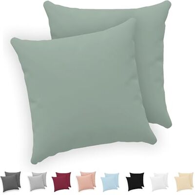 Twinzen ® Örngott 65x65 (Set om 2) Jersey 100% bomull 150 GSM 65x65 Örngott 65x65 Kuddfodral med dragkedja Oeko-Tex certifierad Twinzen ® Örngott 65x65 (Set om 2) Jersey 100% bomull 150 GSM 65x65 Örngott 65x65 Kuddfodral med dragkedja Oeko-Tex certifierad