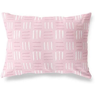 Bonamaison dekorativt kuddöverdrag, slumpmässigt mönster prydnadskuddöverdrag, heminredning örngott för vardagsrum, soffa, sovrum, storlek: 45 x 60 cm – designad och tillverkad i Turkiet Bonamaison dekorativt kuddöverdrag, slumpmässigt mönster prydnadskuddöverdrag, heminredning örngott för vardagsrum, soffa, sovrum, storlek: 45 x 60 cm – designad och tillverkad i Turkiet