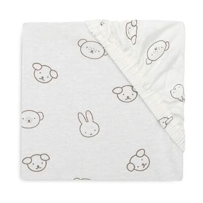 Jollein spännlakan jersey – för vägar – Miffy och vänner – 40/50 x 80/90 cm – spännlakan bomull – dra-på-lakan – Oeko-TEX certifierad Jollein spännlakan jersey – för vägar – Miffy och vänner – 40/50 x 80/90 cm – spännlakan bomull – dra-på-lakan – Oeko-TEX certifierad