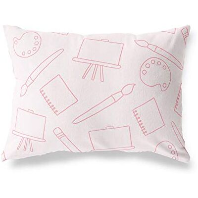 Bonamaison dekorativt kuddöverdrag slumpmässigt mönster, prydnadskuddöverdrag, heminredning örngott för vardagsrum, soffa, sovrum, storlek: 35 x 50 cm – designad och tillverkad i Turkiet Bonamaison dekorativt kuddöverdrag slumpmässigt mönster, prydnadskuddöverdrag, heminredning örngott för vardagsrum, soffa, sovrum, storlek: 35 x 50 cm – designad och tillverkad i Turkiet