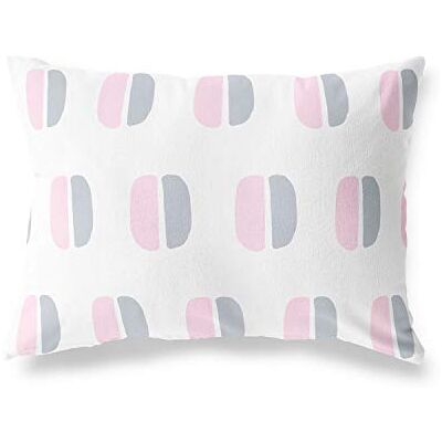 Bonamaison dekorativt kuddöverdrag, slumpmässigt mönster prydnadskuddöverdrag, heminredning örngott för vardagsrum, soffa, sovrum, storlek: 45 x 60 cm – designad och tillverkad i Turkiet Bonamaison dekorativt kuddöverdrag, slumpmässigt mönster prydnadskuddöverdrag, heminredning örngott för vardagsrum, soffa, sovrum, storlek: 45 x 60 cm – designad och tillverkad i Turkiet