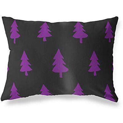 Bonamaison dekorativt kuddöverdrag, lila svart prydnadskuddöverdrag, heminredning örngott för vardagsrum, soffa, sovrum, storlek: 45 x 60 cm Designad och tillverkad i Turkiet Bonamaison dekorativt kuddöverdrag, lila svart prydnadskuddöverdrag, heminredning örngott för vardagsrum, soffa, sovrum, storlek: 45 x 60 cm Designad och tillverkad i Turkiet