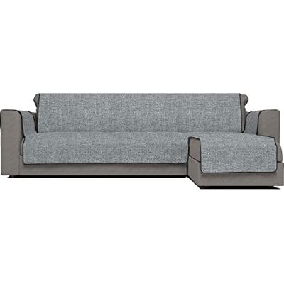 Italian Bed Linen Komfort flexibel soffa filt med chaiselongue, mörkgrå, 240 cm Italian Bed Linen Komfort flexibel soffa filt med chaiselongue, mörkgrå, 240 cm