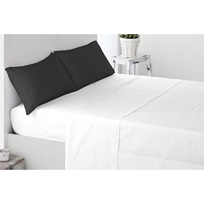 Miracle Home kuddöverdrag, mjukt och bekvämt, tvådelat. 150 cm svart Miracle Home kuddöverdrag, mjukt och bekvämt, tvådelat. 150 cm svart