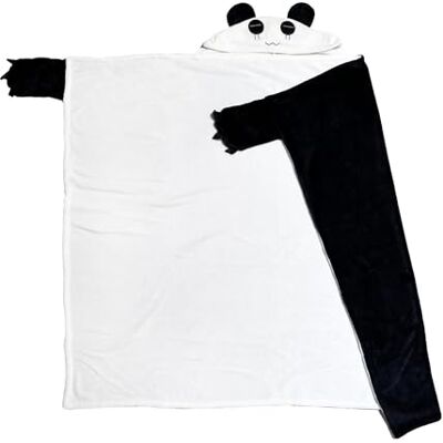 SH0P&CITY Panda fleece poncho - Poncho SH0P&CITY Panda fleece poncho - Poncho