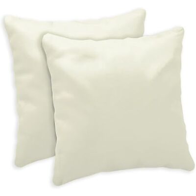 Giovanni Dolcinotti MADE IN ITALY Set med 2 örngott för soffa 40 x 40 dekorativa örngott 100% bomull med silkeslen effekt dold dragkedja grädde Atlanta Giovanni Dolcinotti MADE IN ITALY Set med 2 örngott för soffa 40 x 40 dekorativa örngott 100% bomull med silkeslen effekt dold dragkedja grädde Atlanta