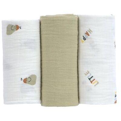 Lassig Casual Baby skötfilt spottfilt skötfilt skötfilt mullduk set om 3 bomull 60 x 60 cm/swaddle & burp blanket M glada fruits päron Lassig Casual Baby skötfilt spottfilt skötfilt skötfilt mullduk set om 3 bomull 60 x 60 cm/swaddle & burp blanket M glada fruits päron