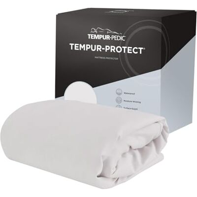 Tempur Protect vattentätt madrasskydd, tyg, vit, full Tempur Protect vattentätt madrasskydd, tyg, vit, full