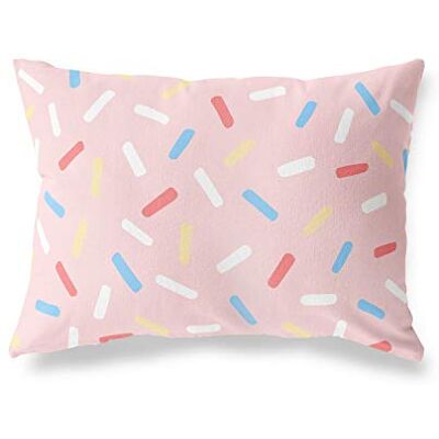 Bonamaison dekorativt kuddöverdrag, slumpmässigt mönster prydnadskuddöverdrag, heminredning örngott för vardagsrum, soffa, sovrum, storlek: 45 x 60 cm – designad och tillverkad i Turkiet Bonamaison dekorativt kuddöverdrag, slumpmässigt mönster prydnadskuddöverdrag, heminredning örngott för vardagsrum, soffa, sovrum, storlek: 45 x 60 cm – designad och tillverkad i Turkiet