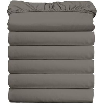 Elegant Comfort Elegant komfort (6-pack lyxiga dra-på-lakan! Premium hotellkvalitet skrynkelfritt 1 500 premium hotellkvalitet 6-pack dra-på-lakan med förvaringsfickor på sidor, full storlek, grå Elegant Comfort Elegant komfort (6-pack lyxiga dra-på-lakan! Premium hotellkvalitet skrynkelfritt 1 500 premium hotellkvalitet 6-pack dra-på-lakan med förvaringsfickor på sidor, full storlek, grå