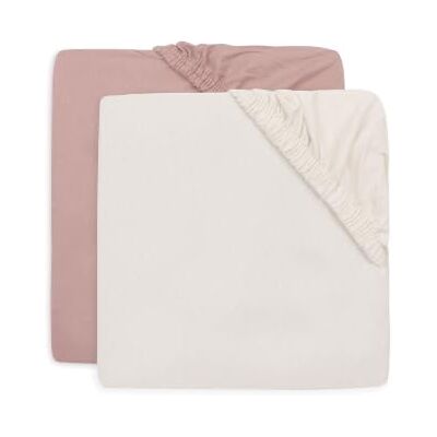 Jollein spännlakan jersey – för småbarnsäng – vild rosa/elfenben – 2-pack – 70/75 x 140/150 cm – spännlakan bomull – dra-på-lakan – Oeko-TEX certifierad Jollein spännlakan jersey – för småbarnsäng – vild rosa/elfenben – 2-pack – 70/75 x 140/150 cm – spännlakan bomull – dra-på-lakan – Oeko-TEX certifierad