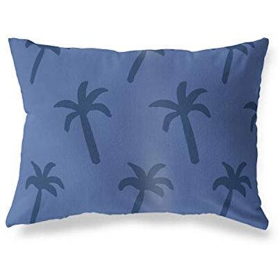 Bonamaison dekorativt kuddöverdrag, blå prydnadskuddöverdrag, heminredning örngott för vardagsrum, soffa, sovrum, storlek: 45 x 60 cm – designad och tillverkad i Turkiet Bonamaison dekorativt kuddöverdrag, blå prydnadskuddöverdrag, heminredning örngott för vardagsrum, soffa, sovrum, storlek: 45 x 60 cm – designad och tillverkad i Turkiet