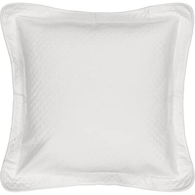 Historic Charleston Collection Matelasse Euro Sham, Vit, 26 x 26 Historic Charleston Collection Matelasse Euro Sham, Vit, 26 x 26