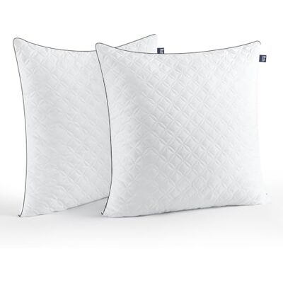 BedStory Kudde 80 x 80 cm, set om 2, ventilerande nackkudde av 2 x 1 500 g mikrofiber, tvättbara sängkuddar, perfekt för djup vilsam sömn, Öko-Tex certifierad BedStory Kudde 80 x 80 cm, set om 2, ventilerande nackkudde av 2 x 1 500 g mikrofiber, tvättbara sängkuddar, perfekt för djup vilsam sömn, Öko-Tex certifierad