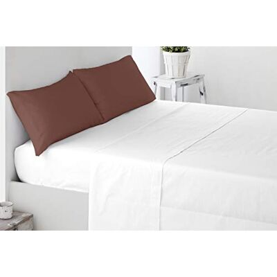 Miracle Home kuddfodral, mjukt och bekvämt, tvådelat bomull, 50% polyester, chokladbrun, 150 cm Miracle Home kuddfodral, mjukt och bekvämt, tvådelat bomull, 50% polyester, chokladbrun, 150 cm