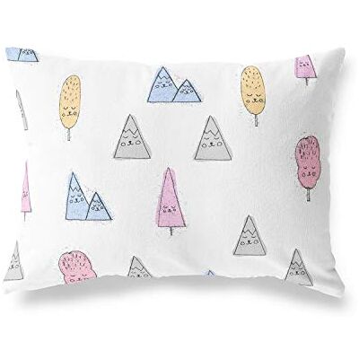 Bonamaison dekorativt kuddöverdrag slumpmässigt mönster, prydnadskuddöverdrag, heminredning örngott för vardagsrum, soffa, sovrum, storlek: 35 x 50 cm – designad och tillverkad i Turkiet Bonamaison dekorativt kuddöverdrag slumpmässigt mönster, prydnadskuddöverdrag, heminredning örngott för vardagsrum, soffa, sovrum, storlek: 35 x 50 cm – designad och tillverkad i Turkiet